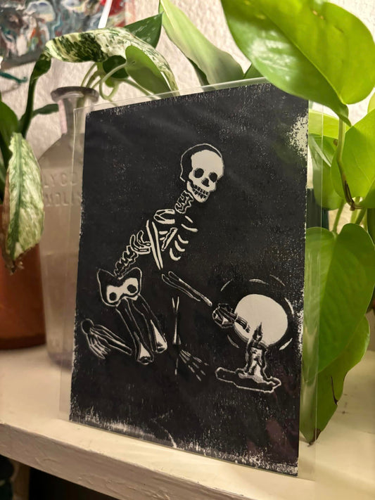 Skeleton Print