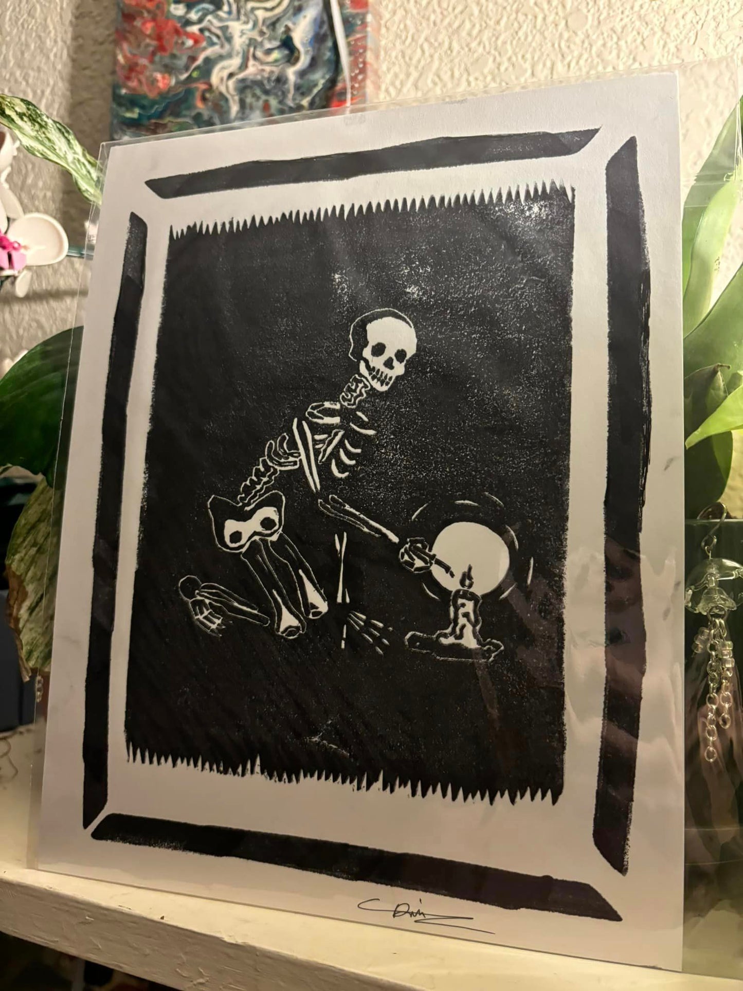 Skeleton Print